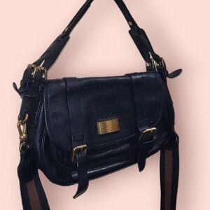 Marc by Marc Jacobs Black Leather Shoulder Bag